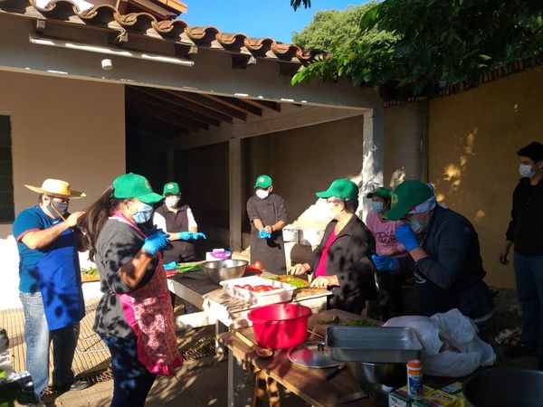 Olla popular: Dieron 5.000 almuerzos en Ñemby y San Antonio
