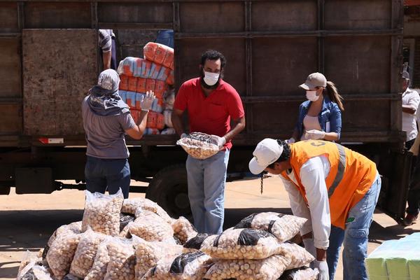 INDI informa sobre distribución de 16.000 kits de alimentos