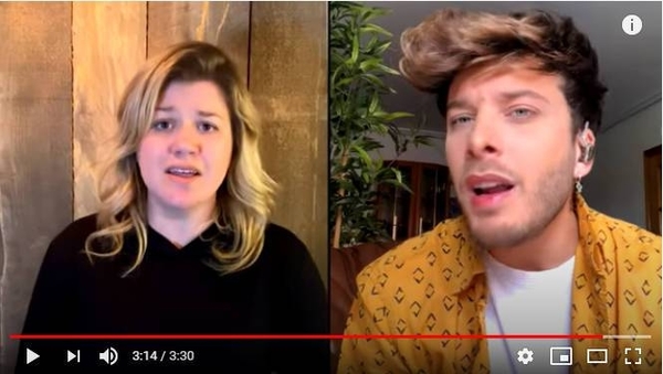 HOY / Kelly Clarkson debuta cantando en español junto a Blas Cantó