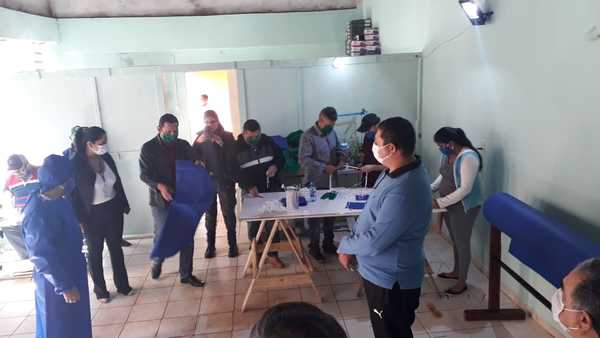 Unos doscientos tapabocas donan a Región Sanitaria internos de Pedro Juan Caballero - .::RADIO NACIONAL::.