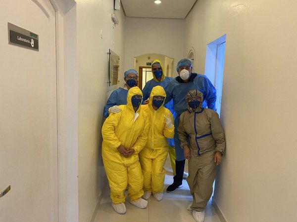 Presi de Sol le declaró la guerra al coronavirus