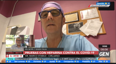 HOY / COVID-19: Tratamiento anticoagulante con heparina da buenos resultados en pacientes de Italia