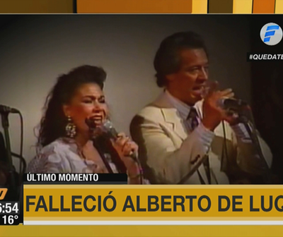 Falleció Alberto de Luque