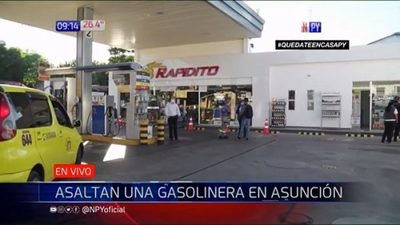Asaltantes se llevan G. 6 millones de surtidor en Asunción