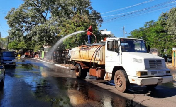 Siguen los trabajos de desinfección en el municipio esteño