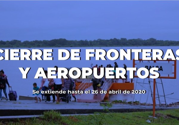 Cierre de fronteras se extiende por una semana más