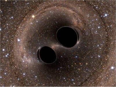 Descubren una onda gravitacional de la fusión de dos agujeros negros