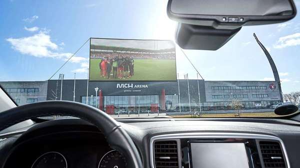 En Dinamarca proponen "auto-estadio"