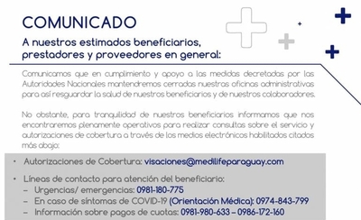HOY / MediLife brinda servicios sin salir de los hogares: “MediCasa”