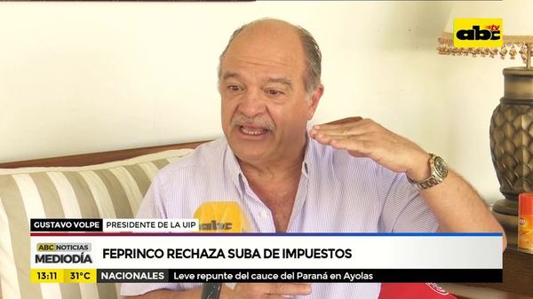 Feprinco rechaza suba de impuestos - ABC Noticias - ABC Color