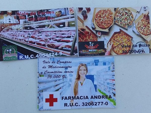 Intervienen comercios que habrían dado vales de pizza con dinero de Pytyvõ