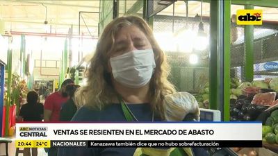 Ventas se resienten en el mercado de abasto - ABC Noticias - ABC Color
