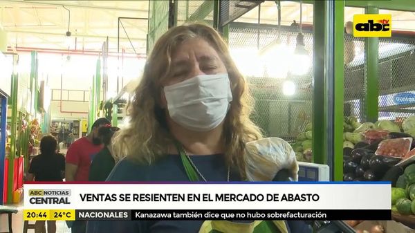 Ventas se resienten en el mercado de abasto - ABC Noticias - ABC Color