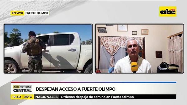 Despejan acceso a Fuerte Olimpo - ABC Noticias - ABC Color