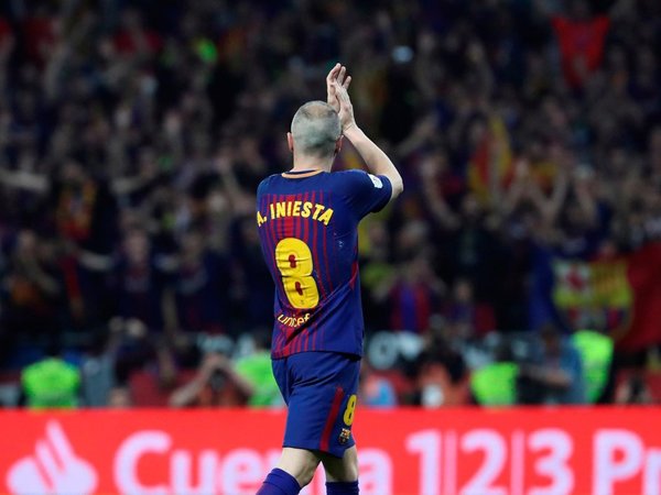 Iniesta rememora su último gol y su última final con el Barcelona