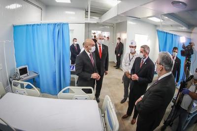 Gobierno entrega en tiempo récord el primer hospital de contingencia en INERAM | .::PARAGUAY TV HD::.