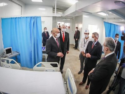 Inauguran hospital de contingencia del Ineram