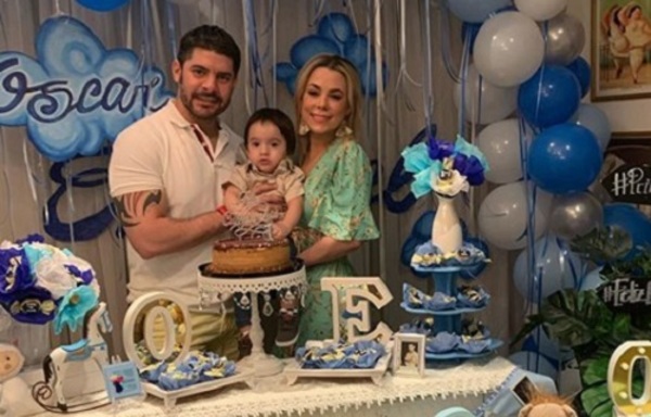 Celebraron el primer añito del hijo de Lizarella y Nenecho con un acto solidario