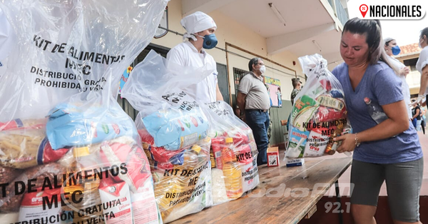MEC entrega hoy kits de alimentos en 34 instituciones educativas