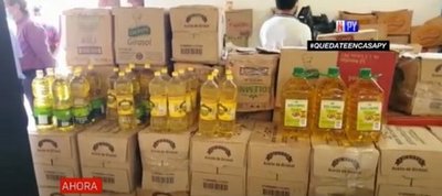 Aduana entrega 10.000 kilos de víveres de mercaderías incautadas | Noticias Paraguay