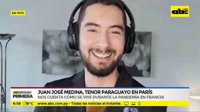 Juan José Medina, tenor paraguayo en París - ABC Noticias - ABC Color