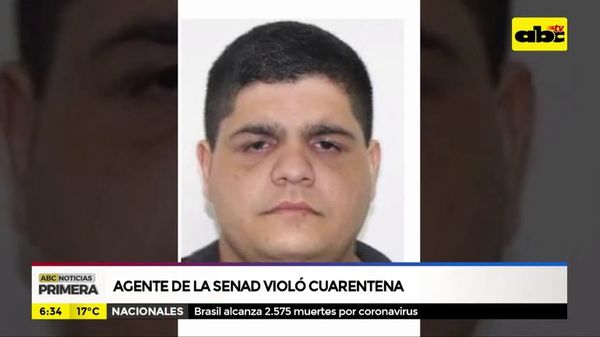 Violó cuarentena y fue detenido - ABC Noticias - ABC Color