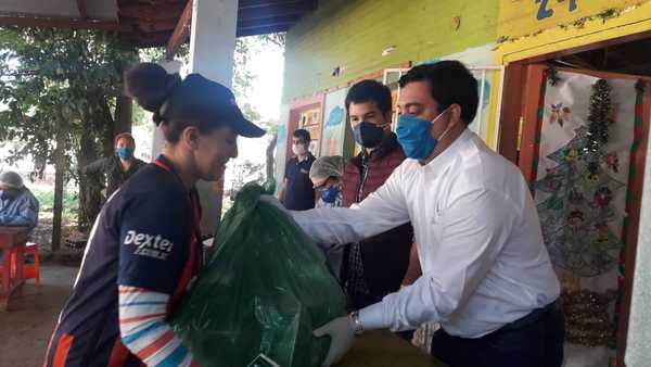 En San Lorenzo distribuyeron casi 6 mil kilos de alimentos » San Lorenzo PY