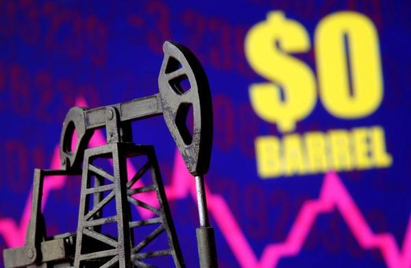 BARRIL SE HUNDE Y SU PRECIO ES NEGATIVO POR PRIMERA VEZ EN LA HISTORIA ANTE LA PANDEMIA