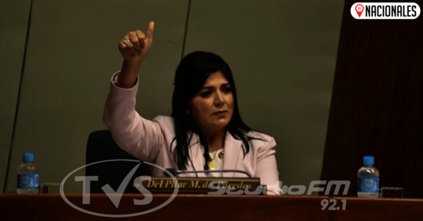 Jueza admite imputación contra diputada Del Pilar Medina