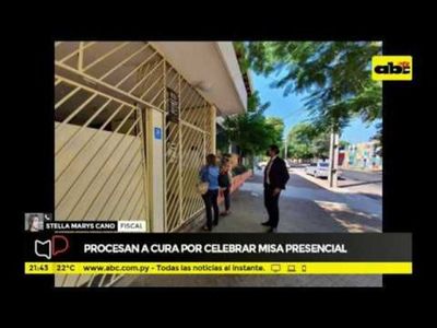 Procesan a cura por celebrar misa presencial - Mesa de Periodistas - ABC Color