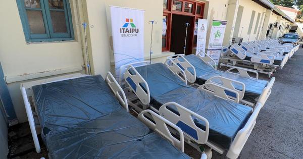 Itaipú entregó 40 camas hospitalarias a Salud