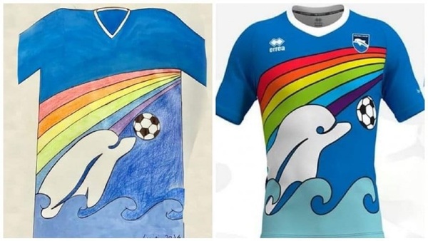 Anuncian camiseta nueva con diseño de un niño de seis años