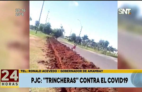'Trincheras' contra el COVID-19 en Pedro Juan Caballero - SNT