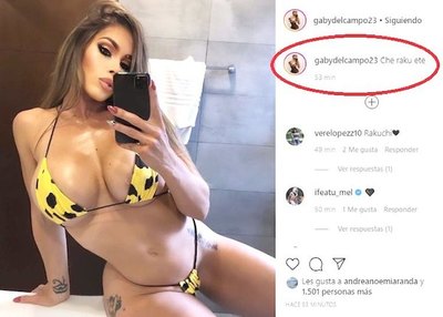 “Cherakuete”, dijo Gaby en su Instagram | Crónica