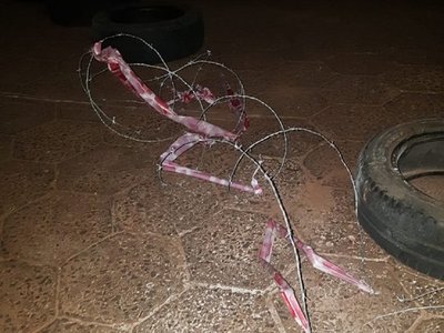 Cercado puesto en Pedro Juan Caballero amanece cortado