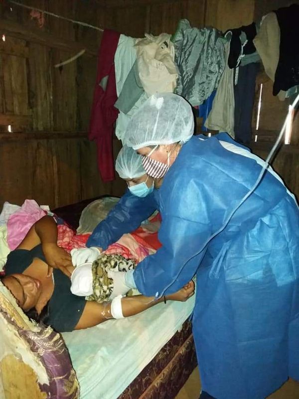 Parto domiciliario exitoso tras llamado de emergencia en comunidad indígena - ABC en el Este - ABC Color