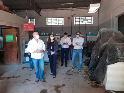 Verifican avances de hospital de contingencia del Ineram