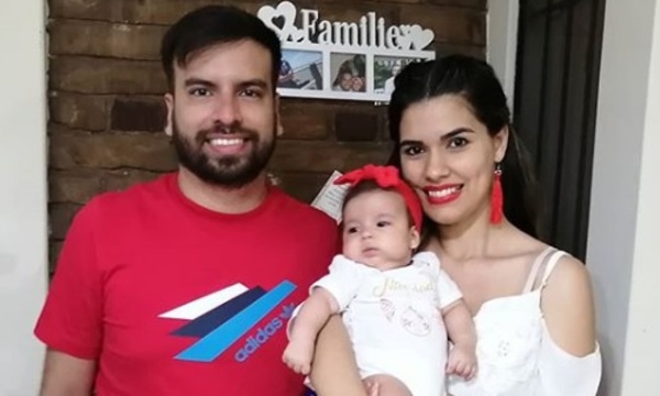 Ana Candela, la hija de Marcelo Jara cumplió 7 meses