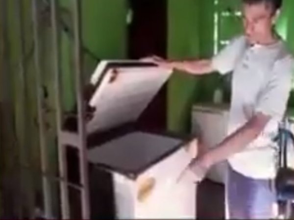 Patota casi quemó toda la casa de abuelos en Santaní