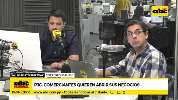 PJC: Comerciantes quieren abrir sus negocios - ABC Noticias - ABC Color