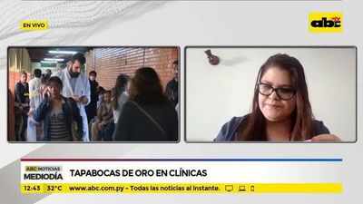 Tapabocas de oro en Clínicas - ABC Noticias - ABC Color