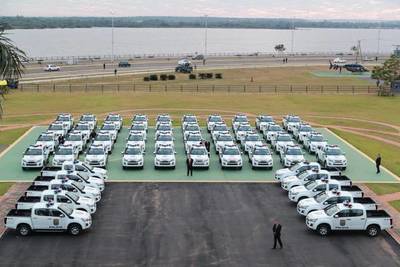 La Policía Nacional recibió 50 patrulleras para el interior - Paraguay Informa