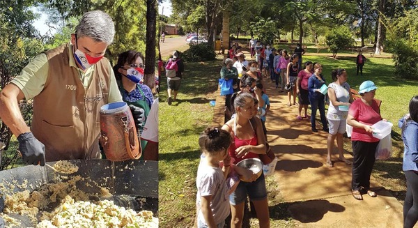 PARAGUAY SOLIDARIO: GRAN COMILONA EN MARÍA AUXILIADORA.