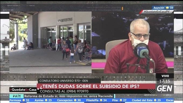 HOY / Pedro Halley, gerente de Prestaciones Económicas del IPS nos responde todas las dudas acerca de los pagos de subsidios para trabajadores suspendidos temporalmente