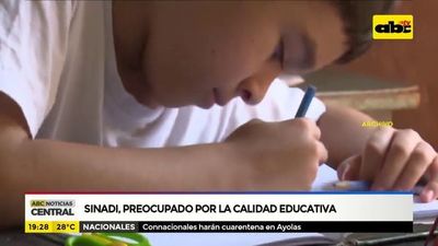 Sinadi, preocupada por calidad educativa - ABC Noticias - ABC Color