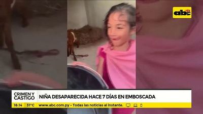 Niña desaparecida hace 7 días en Emboscada - Crimen y castigo - ABC Color