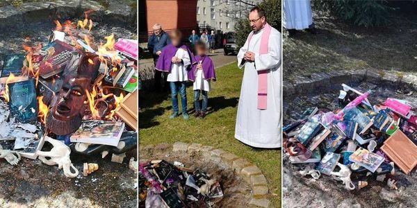 Sacerdotes polacos queman libros de Harry Potter para combatir la magia - Paraguay Informa
