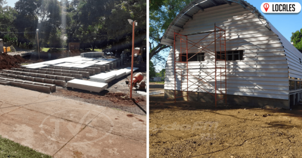 Avanzan las obras en el Hospital COVID de Encarnación