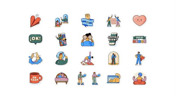 WhatsApp y la OMS lanzan “Juntos en casa”, una nueva colección de “stickers” - Tecnología - ABC Color