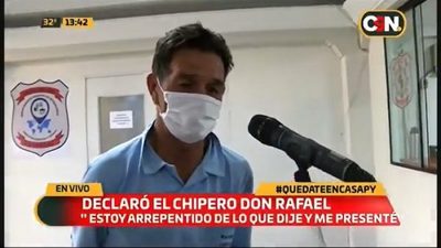 Chipero confiesa que mintió debido a desesperación